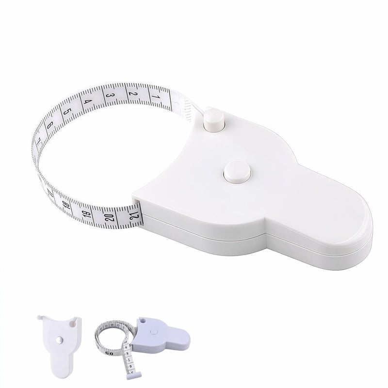 BUBBLE-FLY 60"/150cm Dual Scale Auto-Lock Tape Measure for Body - Retractable Y-Type, Waist Hip Arms Measuring, Fitness & Sewing, Portable Handheld Tape Measure - Image 1